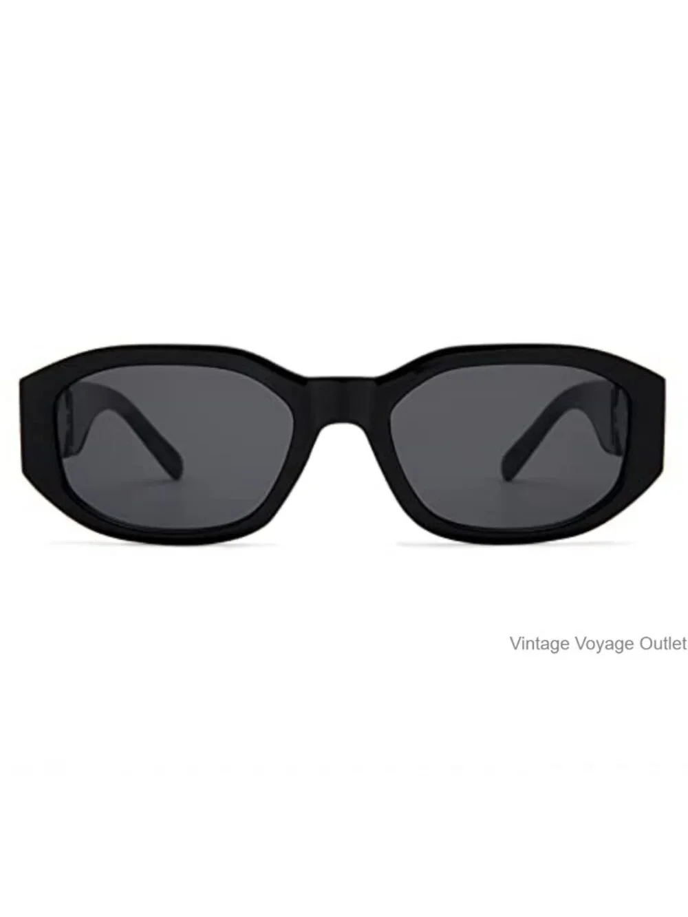 Retro Rectangle Sunglasses UV400 Protection PC Frame Square Shades